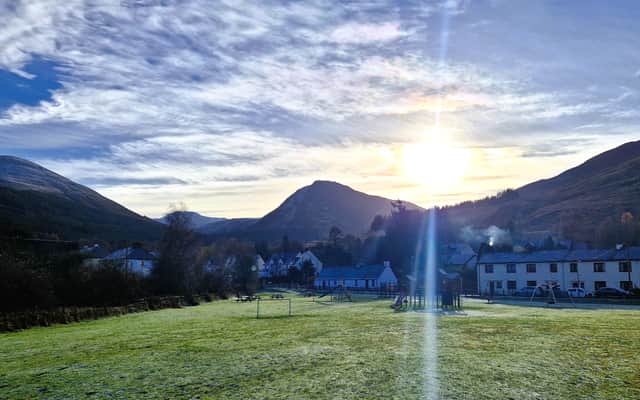 Ballachulish, a village on the edge of Loch Leven, near Glencoe