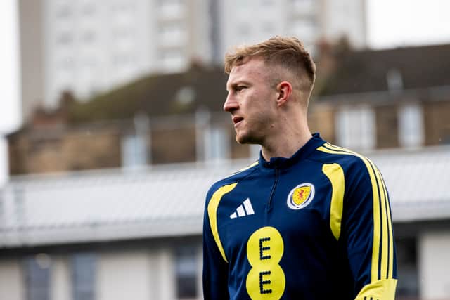 Ross McCrorie during a Scotland training session at The City Stadium, on March 25, 2026, in Glasgow. (Photo by Craig Williamson / SNS Group)