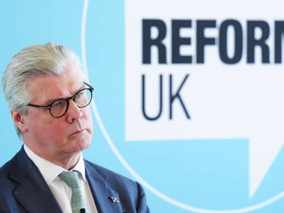 Malcolm Offord is Reform UK’s Scottish leader