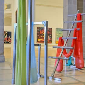 Installation view of work by Isabelle Westlake at New Contemporaries 2026 at the Royal Scottish Academy in Edinburgh