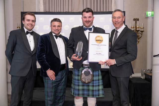 Loch Lomond Group’s Gary Mills was named Best Scotch Whisky Ambassador at World Whisky Awards