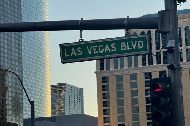 The Las Vegas Strip never sleeps - there are always lights flashing and music blaring