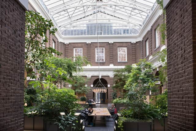 The De Korenbeurs Library in Schiedam’s former stock exchange.