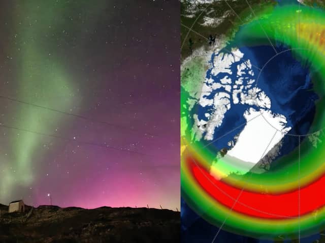 The Met Office says the northern lights could be visible from parts of the UK this week.
