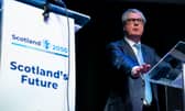 Reform UK's Scotland leader, Malcolm Offord, speaking at the Scotland 2050 hustings