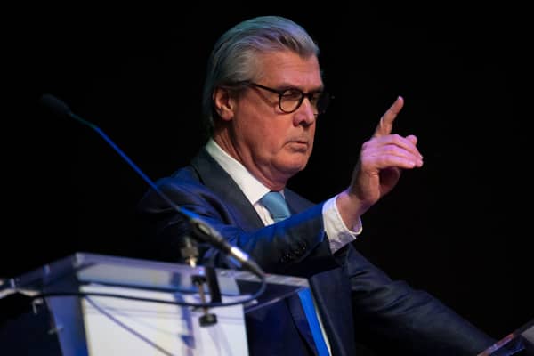 Malcolm Offord, speaking at the Scotland 2050 hustings