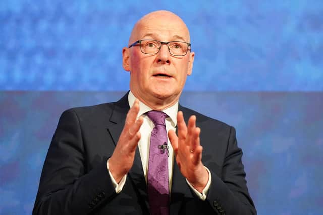 First Minister John Swinney