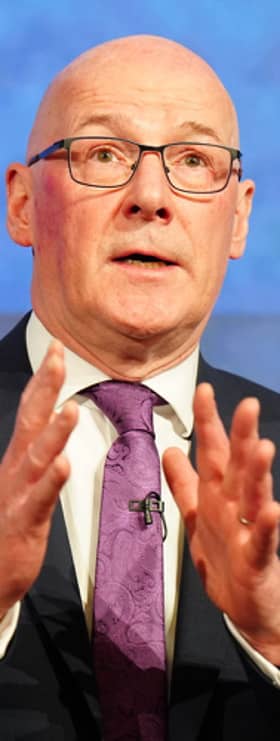 First Minister John Swinney 