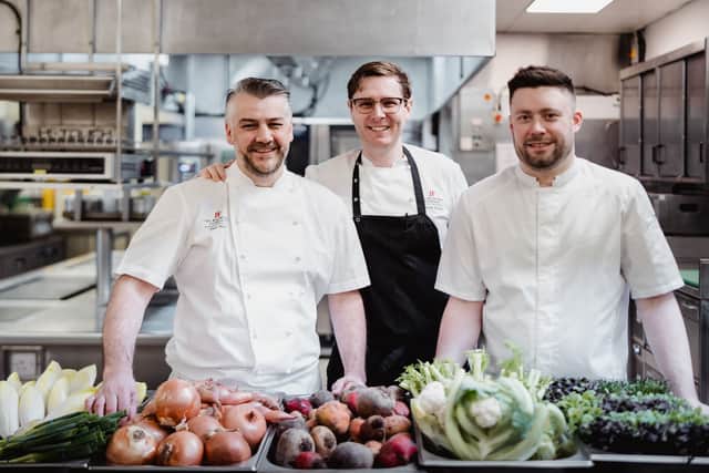 Orry Shand and the Number One chefs at The Balmoral