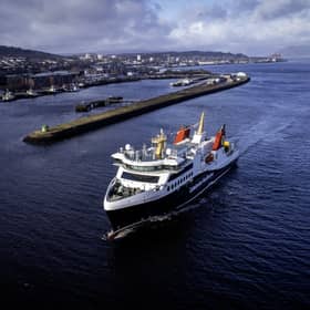 Isle of Islay,  the first of four new CalMac ships built in Turkey