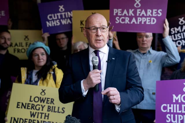 John Swinney on Tuesday morning