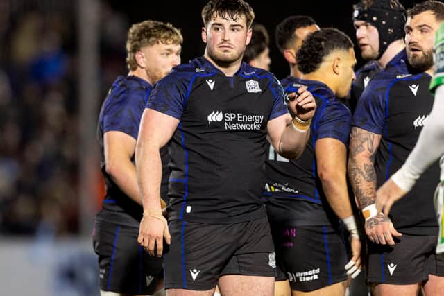 Warriors' Seb Stephen during the recent URC win over Benetton at Scotstoun Stadium.