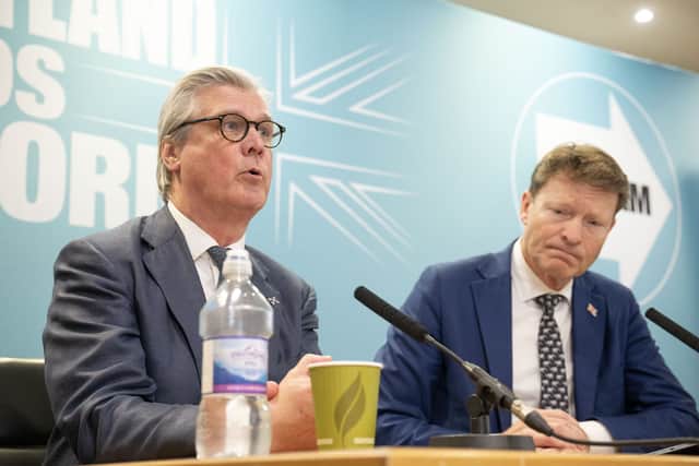 Malcolm Offord and Richard Tice in Aberdeen