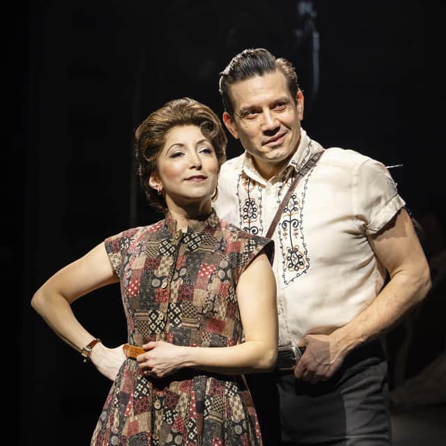 Christina Bianco as June Carter Cash and Christopher Ryan Grant as Johnny Cash in The Ballad of Johnny and June. The country music legends were married for 35 years and visited Scotland many times to explore Cash’s roots in Fife.