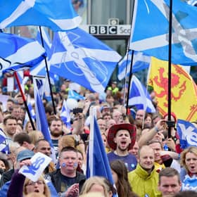 If the SNP win a majority, get ready for a renewed campaign for a Scottish independence referendum (Picture: Jeff J Mitchell)