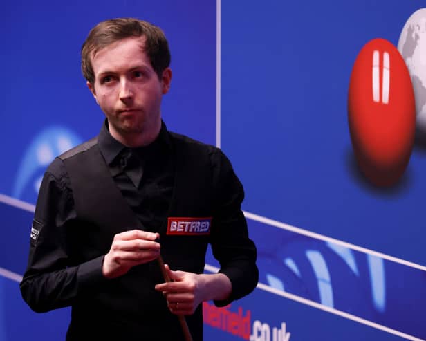 Scotland's Scott Donaldson is in qualifying action today.