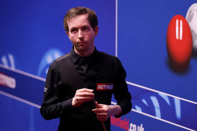 Scotland's Scott Donaldson is in qualifying action today.