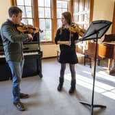 
Jack Liebeck, visiting professor of violin, provides one-to-one tutition to pupils once a month at St Mary's Music School in Edinburgh. While proud of its exceptionally high standards, it is also hoping to open its doors to more young musicians.