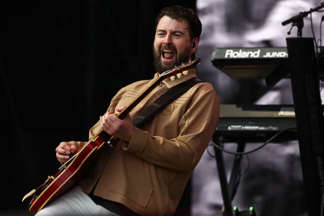 Liam Fray of the Courteeners performs on day two of the TRNSMT Festival 2024.