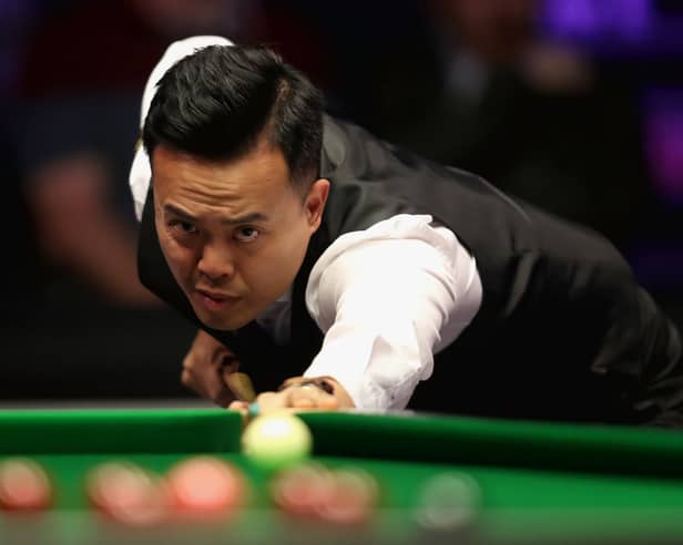 Marco Fu is in action today.