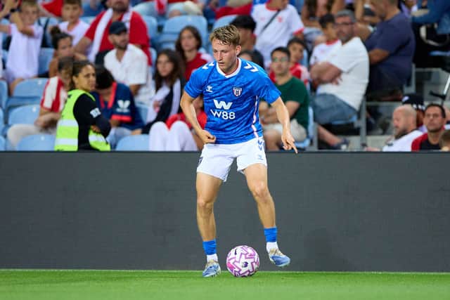 Harrison Jones is a target for two Scottish Premiership clubs this summer. Cr: Getty Images.