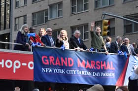 Sam Heughan was the grand marshal of the parade