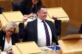 Scottish Conservative leader Russell Findlay could see his party reduced to just seven MSPs (Picture: Jeff J Mitchell)