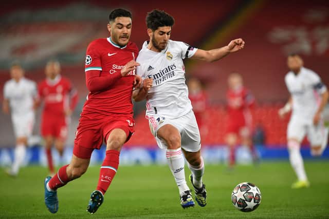 Kabak during his stint on loan to Liverpool.