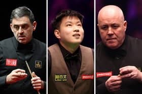 Three of the favourites to win this year's World Snooker Championship.