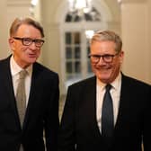 Sir Keir Starmer (R) and Peter Mandelson