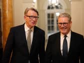 Sir Keir Starmer (R) and Peter Mandelson