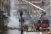 The fire began in a vape shop on Union Street on Sunday March 8 and spread through the building and around the corner.