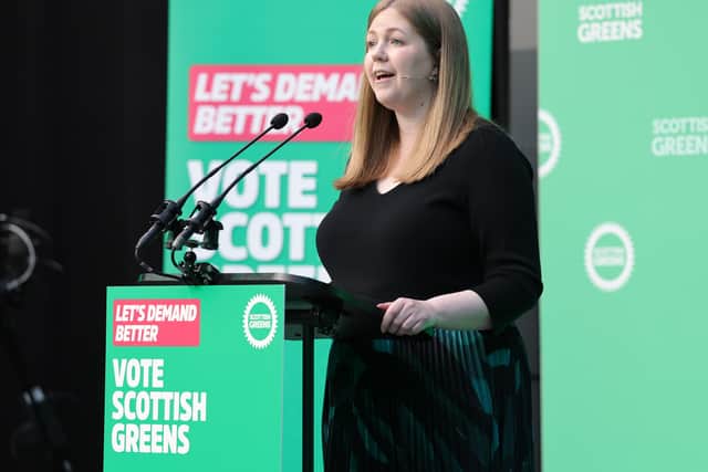 Scottish Green party co-leader Gillian Mackay