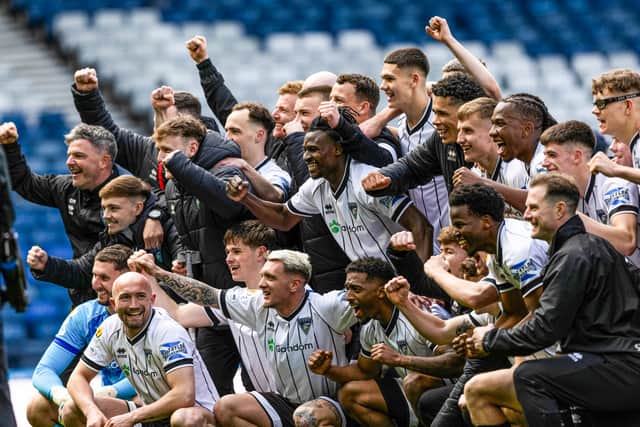 Dunfermline's players have taken three top-flight scalps on the way to the Scottish Cup final.