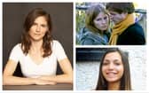 (L) Amanda Knox (Top) Knox with her then boyfriend Raffaele Sollecito (Bottom) Meredith Kercher