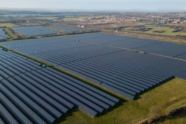 Solar panels have a place on land but there are a number of benefits from putting them on bodies of water like reservoirs (Picture: Carl Court)