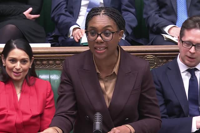 Kemi Badenoch during the emergency debate