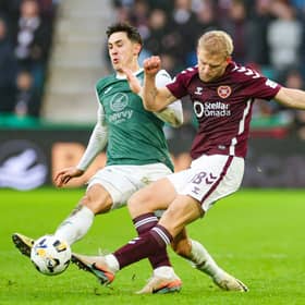 Hearts have several injury worries ahead of their game with Hibs at Easter Road this weekend. Cr: SNS Group.