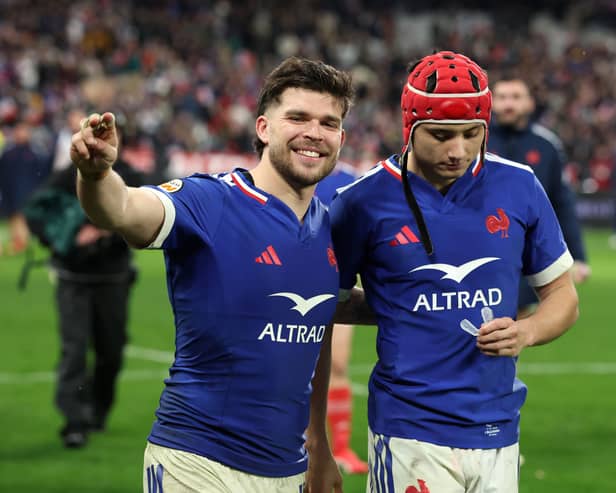 France and Union Bordeaux Bègles pair Matthieu Jalibert and Louis Bielle-Biarrey have been nominated for the 2026 Investec Player of the Year award (Pic: Getty)