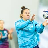 Demi Swann during a Scotland Women's Rugby training session (Pic: SNS)