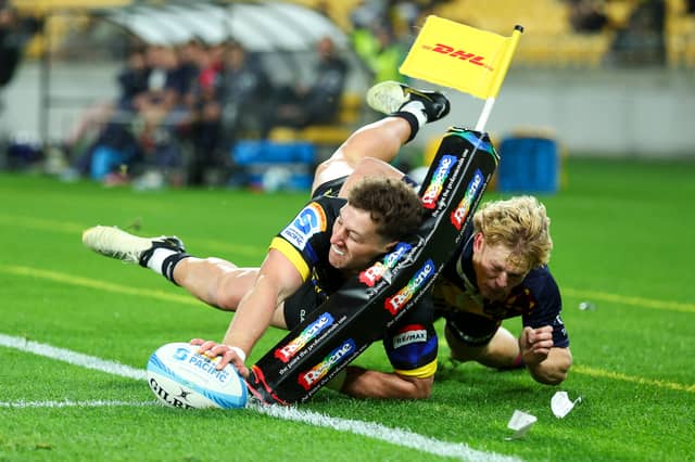 Scotland qualified centre Riley Higgins has signed for Edinburgh (Pic: Getty)