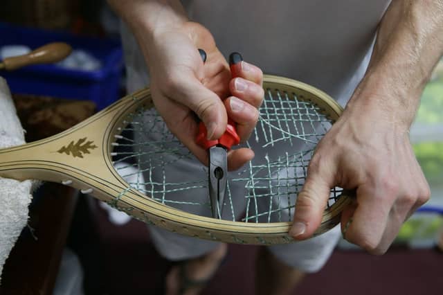 Real tennis is the historic forerunner of the modern sport, and is still played on courts around the world to this day. Picture: Daniel Leal/AFP/Getty