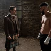Jamie Bell as Niall and Richard Gadd as Ruben in Half Man. 