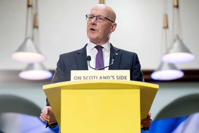 John Swinney has set out his independence plan if the SNP is returned to office