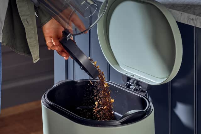 The large waste container is a real bonus