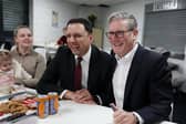 Anas Sarwar and Keir Starmer, pictured together at a community centre in Glasgow in December last year (Picture: Jeff J Mitchell)