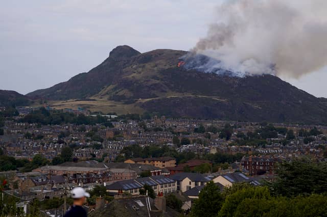 Wildfires are becoming increasingly common in Scotland as our summers get warmer and drier (Picture: Peter Summers)