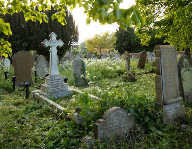 Graveyards are already busier than maternity wards in Scotland and a similar picture is emerging across the UK (Picture: Patricia Payne/Historic England/Heritage Images)