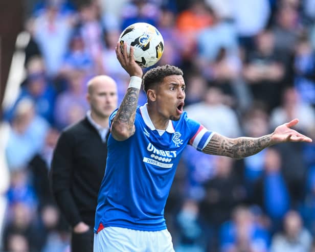 Rangers captain James Tavernier has been delivered a 'strong message' by head coach Danny Rohl that led to his departure. Cr: SNS Group.