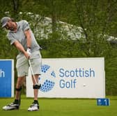 Oban man Martin Shields pictured in action in a Scottish Golf event